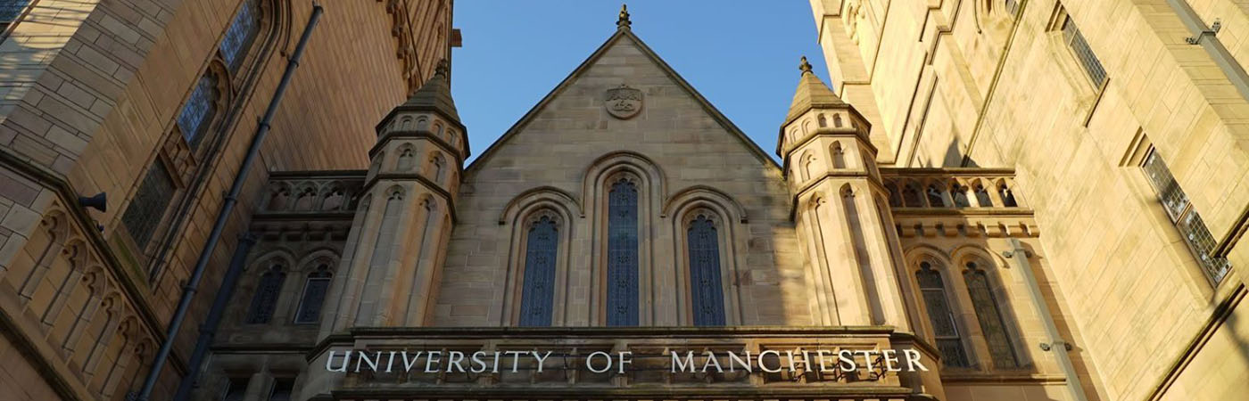 Main entrance to University of Manchester